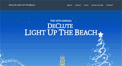 Desktop Screenshot of lightupthebeach.com